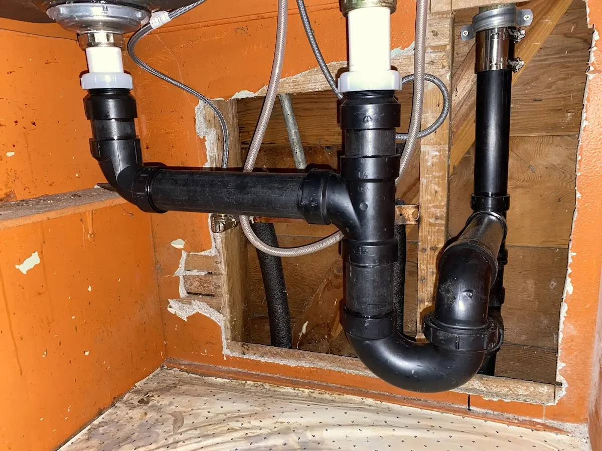 Professional Repiping Services equipment and tools on the job in Norwalk